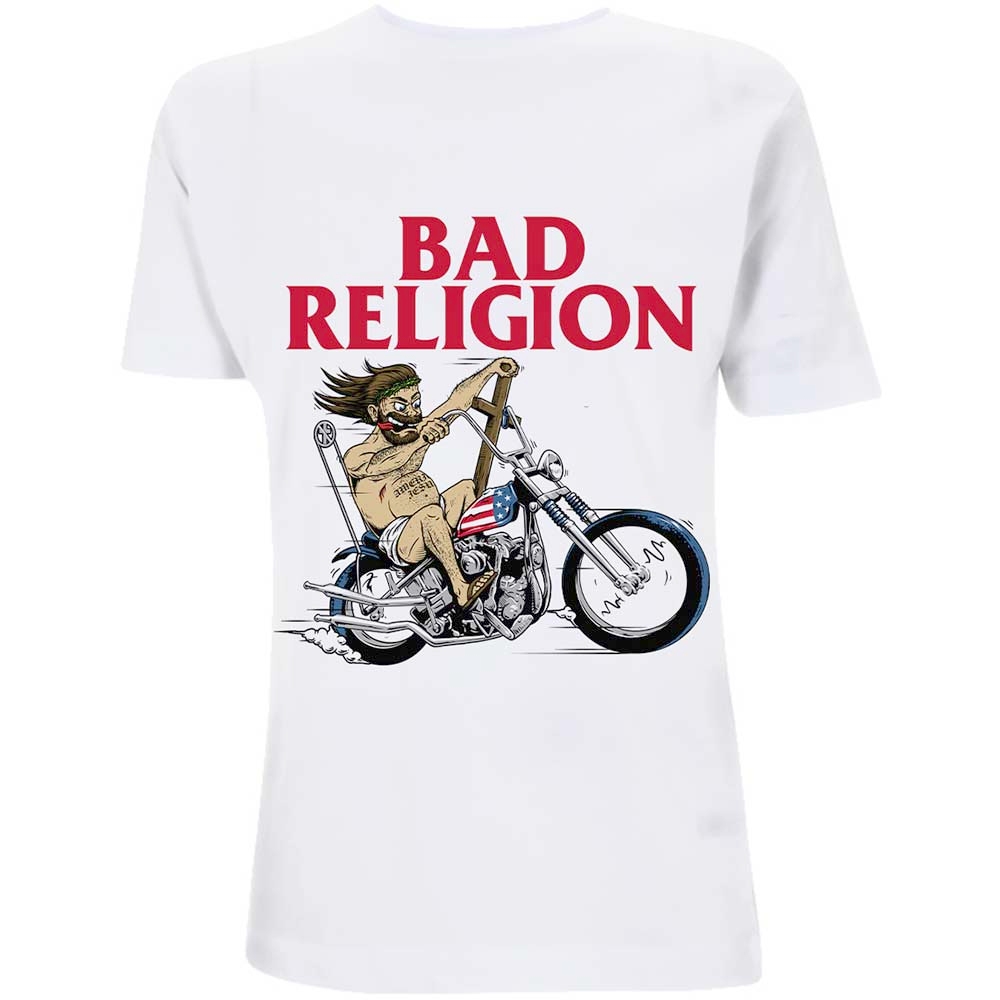 Bad Religion - American Jesus Tshirt Homme - Blanc